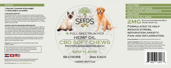 CBD Oil Pet Chews Pet Drops Dogs Cats